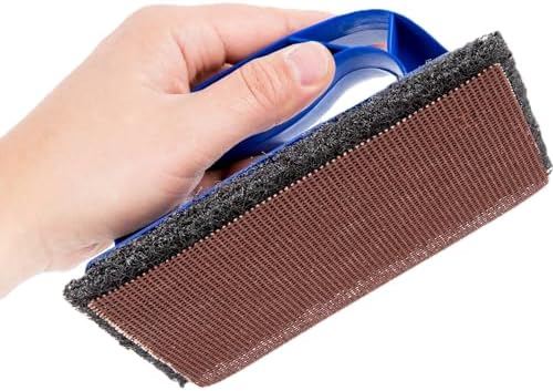 (31 Pieces) Grill & Griddle Cleaning Kit with Screen/Pad Holder, 10 Polish Pads, 20 Cleaning Screens and Heat-Resistant Holder for Safe and Efficient Griddle Cleaning (31 Pads,Screens & PadsHolder)