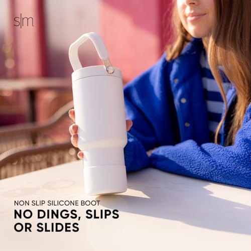 Simple Modern Trek Pivot | 30oz Flip Straw Tumbler with Handle | Water Bottle & Boot | Interchangeable Straw & Chug Lids | Insulated Stainless Steel Jug | Gym Sports Outdoors | Lavender Mist