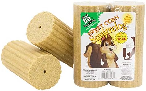 C&S Sweet Corn Squirrelog, 6-Pack Refill