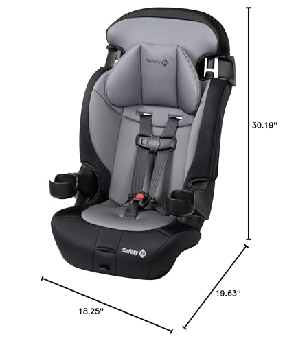 Safety 1st Grand 2-in-1 Booster Car Seat, Converts from High Back to Belt-Positioning Booster, High Back Seat for Kids 40-65, and Belt-Positioning 40-100 Pounds, High Street