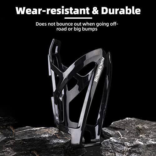 ROCKBROS Bike Water Bottle Holder Ultra-Light Bicycle Bottle Cages with Screws Tool, Universal Bike Cup Holder for Road MTB Mountain Bikes Cycling Accessories(2 Pack)