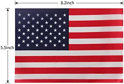 American Flag, DDMY American Flags for Outside Decor 36 Feet 40 Flags USA Flag Banner, American Flag Banner Perfect for Memorial Day/4th of July Independence Day/Patriotic Events/Labor Day Decor
