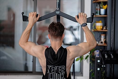 IronSpark Fitness Lat Pull Down Bar, Cable Machine Attachment, Cable Attachments For Gym, Tricep Pull Down Attachment, Tricep Bar, Curl Bar, T Bar Row Attachment, Lat Pulldown Attachments for Home Gym