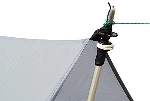 LiteOutdoors Silnylon Tarp - 11.6 Oz. - Ultralight Backpacking Tarp or Hammock Tarp (Grey, 8' x 10')