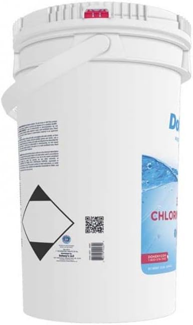 Doheny’s 3-Inch Stabilized Chlorine Tablets | 99% Pure Tri-Chlor, 90% Available Chlorine | Long-Lasting, UV-Protected, Slow-Dissolving Pool Sanitizer | Individually Wrapped, Childproof 50lb Bucket