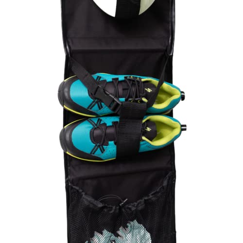 Gear Zone Hanging Sports Equipment Organizer | Multi-Purpose | Garage Sports Ball Storage | For Basketball Football Volleyball Tennis Soccer Biking | Toy Storage | Includes Hook & Pump