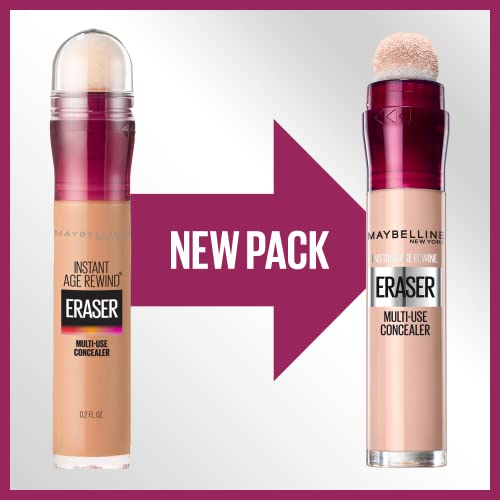 Maybelline Instant Age Rewind Eraser Dark Circles Treatment Multi-Use Concealer, 146.5, 1 Count (Packaging May Vary)