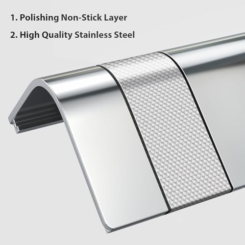 Uniflasy Grill Parts for Charbroil Performance 2-Burner 463630021 463655021 463655421 463655621,for Charbroil 4-Burner 463365021 463448021 Grill Burner Tube Heat Plates Shield Crossover Tube Igniter