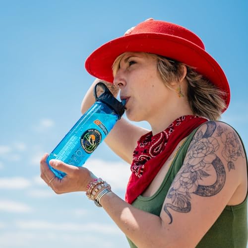 Epic Water Filters Nalgene OG Sustain Tritan USA Made Water Bottle and 75 Gallon Filter - Removes 99.99% of Water Impurities, 48oz, Tom Asta Special Edition