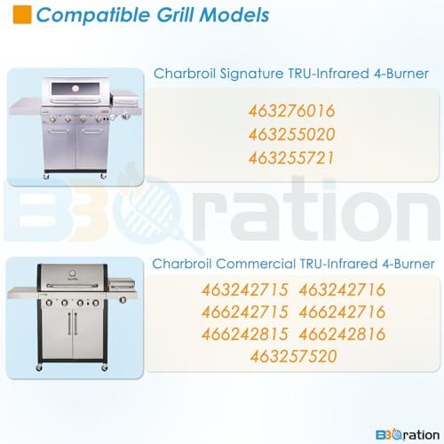 G533-2200-W1 17" Grill Emitter Replacement Parts for Charbroil TRU Infrared 4-Burner Grill 463242715 463242716 466242716 466242815 463257520 463276016 463255020 for Charbroil Grill Replacement Parts