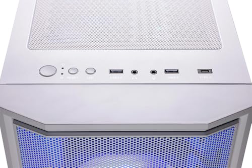 Skytech Gaming Archangel Desktop PC, Ryzen 7 5700 3.7 GHz (4.6GHz), AMD RX 6600 8GB, 1TB NVMe SSD, 16GB DDR4 RAM 3200, 650W Gold PSU, Wi-Fi, Win 11