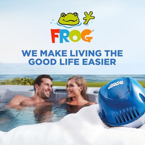 FROG @Ease Floating System for Hot Tubs with 1 Pack of FROG Maintain - Self-Regulating Hot Tub Sanitizer - Hot Tub Maintenance System with Sanitizing Minerals & SmartChlor Technology