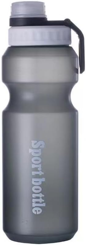 Kids Water Bottle,Sports Water Bottle, Plastic Water Bottle,BPA-Free,Leak-Proof, Reusable Water Bottle for School, Outdoor,Gym, Running, Hiking (Grey (26 OZ))