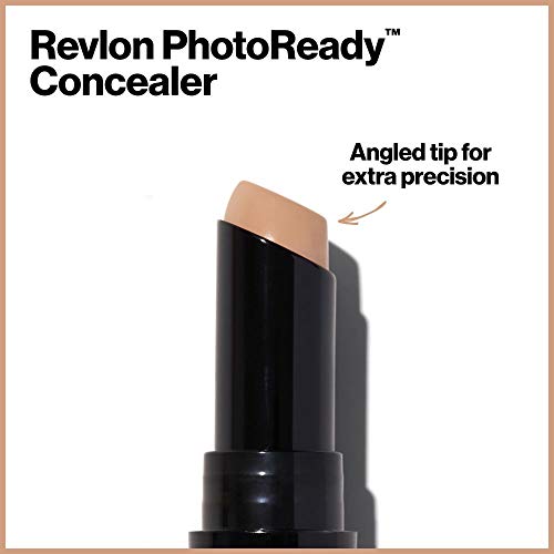 Revlon PhotoReady Concealer Stick, Creamy Medium Coverage Color Correcting Face Makeup, Deep (006), 0.16 oz