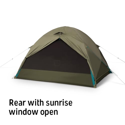 Kelty Daydreamer 4P + 6P Camping Tent, Blackout Fabric, Interior Light Diffusing Gear Loft, Standing Height, PFAS Free (4 Person)
