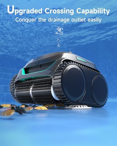 (2025 New) WYBOT C2 Cordless Robotic Pool Cleaner, Pool Vacuum for Inground Pools up to 2512 Sq.ft, Wall-Climbing & Waterline Cleaning wtih Dual Filter, Triple-Motors, Lasts 180 Mins Runtime