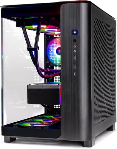 Skytech King 95 Gaming PC Desktop, Ryzen 7 9800X3D 4.7 GHz (5.2 GHz Turbo Boost), NVIDIA RTX 5070 12GB GDDR7, 1TB Gen4 SSD, 32GB DDR5 RAM 6000 RGB, 850W Gold PSU, 360mm ARGB AIO, Wi-Fi, Win 11 Home