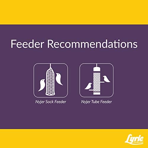 Lyric Finch - Small Songbird Wild Bird Seed - Attracts Goldfinches, House Finches, Purple Finches & More - 5 lb. Bag (Pack of 2)