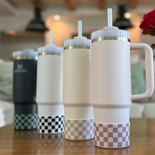 REUZBL Waves Silicone Bottle Boot Sleeve for Stanley Tumblers 20-40oz, Hydro Flask Tumblers, Simple Modern Tumblers, Iron Flask Tumbler, Similar Tumblers, Tumbler Water Bottle Accessory