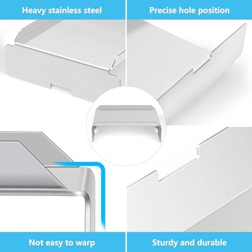 Stainless Steel Grill Heat Baffle Diffuser Replacement for Pit Boss 700 820 850 1000 1150 1250 1300 1600 Series Pellet Smoker Grill Accessories etc.,Modified Flame Tamer for Pit Boss Heat Deflector