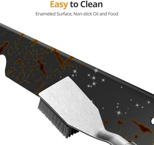 17.1" Flavorizer Bars for Weber Genesis II GS4 300 Series 3-Burner – Fits E-310/E-315/S-310/S-335, Replaces OEM 66795 – Porcelain-Enameled Steel, 5-Pack