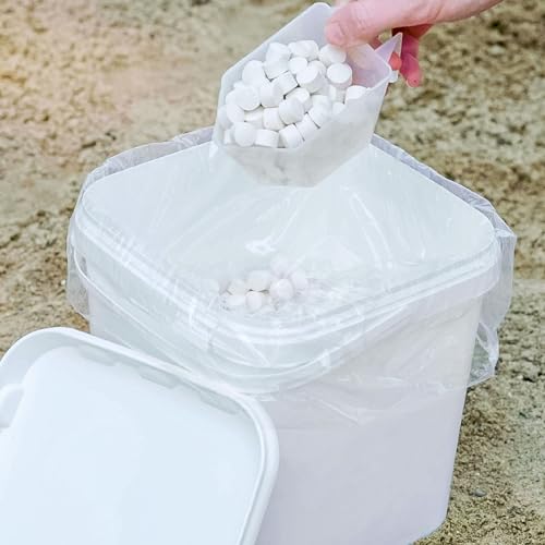 Airmax MuckAway Natural Beneficial Bacteria for Outdoor Ponds & Lakes, Muck, Sludge & Noxious Odor Solution, Easy to use Enzyme Tablets, Cleaner Beach & Shoreline, Fish, Pet & Wildlife Safe, 8 Scoops