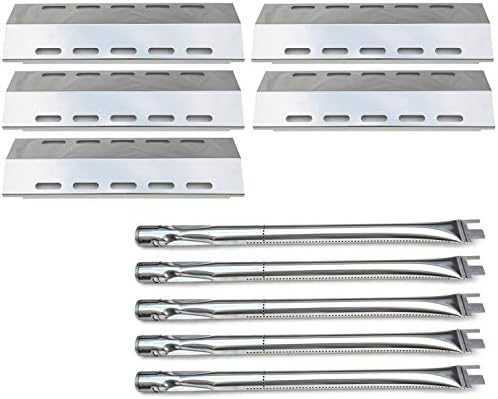 Direct store Parts Kit DG257 Replacement for Ducane 5 Burner 30500701/30500097 Gas Grill Repair Kit Stainless Steel Burners & Heat Plates