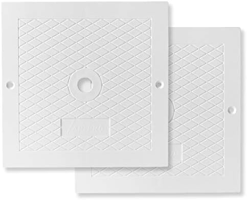 (2-Pack) The Exact 10'' Skimmer Lid Replacement | Compatible with Hayward SPX1082E, SP082, 1083, 1084,1085, and SP1086 | Made of Heavy-Duty Plastic and Fits Perfect Like A Glove
