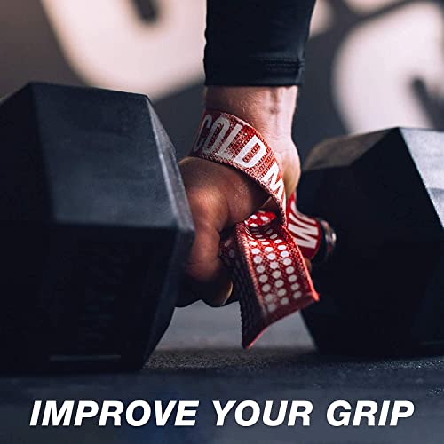 WARM BODY COLD MIND V1 Lifting Wrist Straps for Olympic Weightlifting, Rated at 660 lb, for Weight Lifting Bodybuilding Powerlifting Deadlift Gym Fitness Crossfit, Hand Grips, Heavy Duty