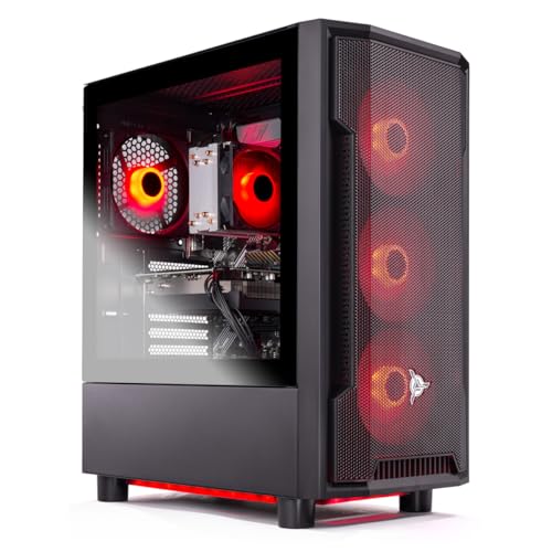 Skytech Gaming Shadow Desktop PC, Intel i5 13400F 2.5 GHz (4.6GHz Turbo), NVIDIA RTX 5060 Ti 16GB, 1TB NVMe SSD, 16GB DDR5 RAM 5200, 650W Gold PSU, Wi-Fi, Win 11