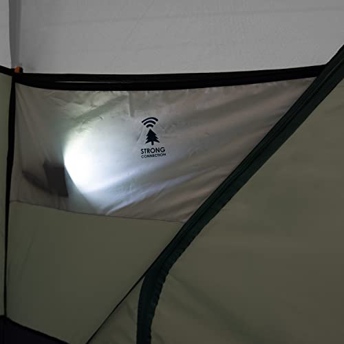 Kelty Wireless Freestanding Camping Tent, 2 4 or 6 Person Size, Huge Interior and Peak Height, Intuitive and Fast to Pitch, Color Coded Setup, 2 Door 2 Vestibule (4-Person)