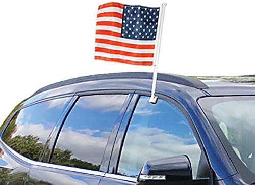 Annin Flagmakers U.S. Car Window Flag USA-Made, 11 x 18 Inches (Model 71808)