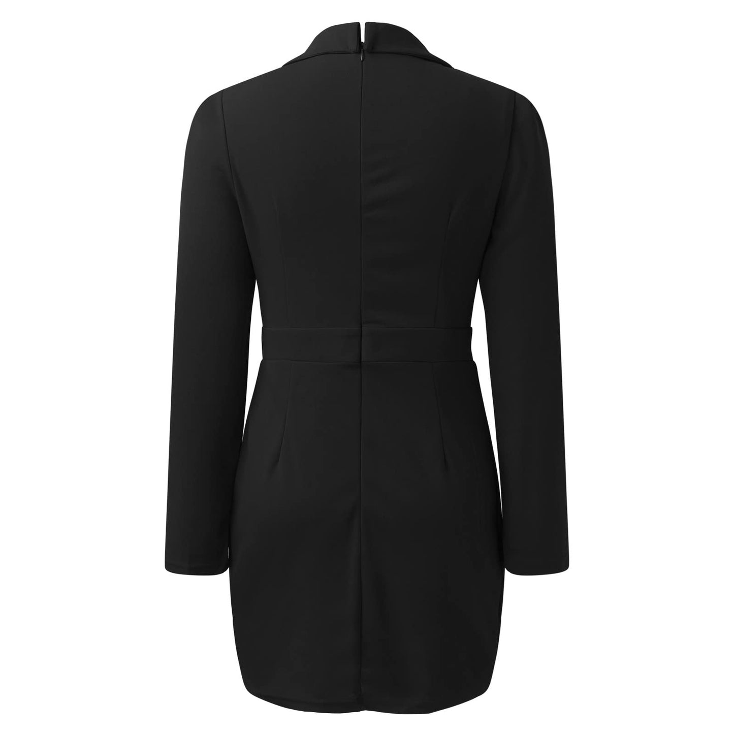 Aniywn Ladies Bodycon Blazer Dress Women Slim Fit Pinstripe Patchwork Bodycon Dress Suit Sets…