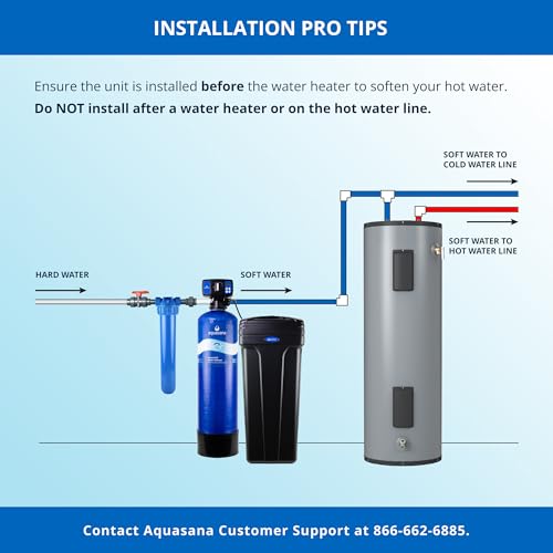 Aquasana SimplySoft® 40,000 Grain Water Softener - Whole House Hard Water Reduction - Base Tank & Cabinet System WH-SF40-BASE