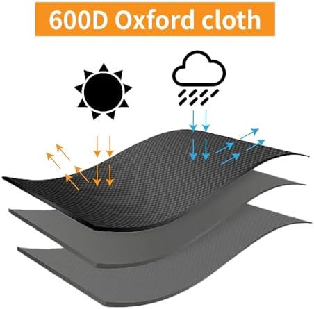 28 inch Blackstone Griddle Cover,600D Heavy Duty Waterproof Anti-UV Canvas Flat Top BBQ Cover for Blackstone 28'' Outdoor Cooking Gas Grill Griddle Station,