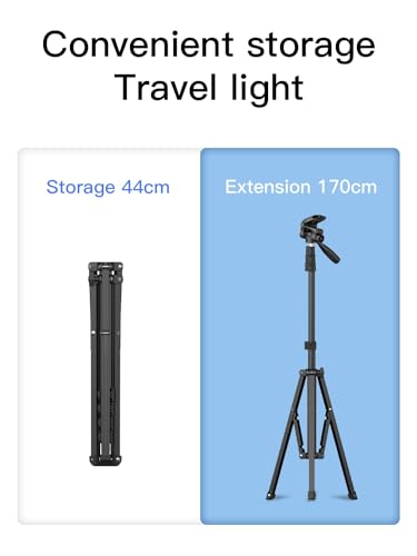 AOCHUAN 3-Axis Gimbal Stabilizer for Smartphone Smart X2 Black & T20 Complete Tripod & P03 RGB Magnetic Fill Light