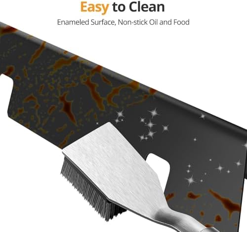 15.3" Flavorizer Bars for Weber Spirit 2 GS4 300 Series 3-Burner – Fits E-310/S-310, Replaces OEM 67046 – Porcelain-Enameled Steel, 5-Pack