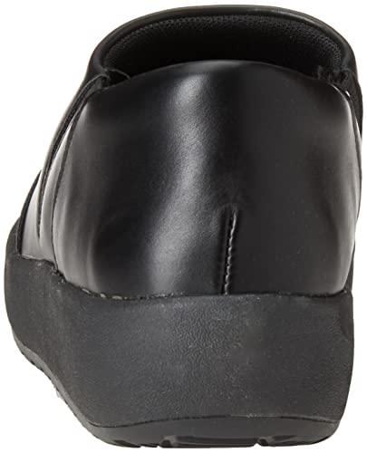 Amazon Essentials Women's Comfortable Slip Resistant Service Shoe, Black, 5