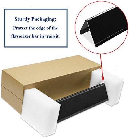 Utheer 7635 Flavorizer Bars 15.3 inch for Weber Spirit I & II 200 Series (2 Burners), Spirit E210 E220 S210 S220 with Front Control Knobs, Grill Replacement Parts for Weber 16 GA Porcelain Heat Plate