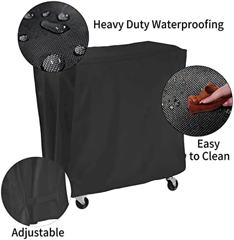 AKEfit Patio Cooler Cart Cover,Waterproof Ice Chest Cart Cover Fits 65-80 Quart Patio Party Ice Chest Rolling Cooler