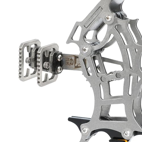 AMEYXGS 8.8 inch Mini Compound Bow Stainless Steel includes 4/12 Arrows and Target Paper (bow and 4 arrow)