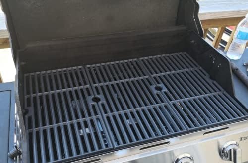 Grill Replacement Parts for Charbroil 463436215, 463436213, 463436214, 467300115, G432-001N-W1, G432-Y700-W1, G432-0096-W1, 16 7/8" Cooking Grate, Grill Burner Tube, Heat Plate Tent and Crossover Tube