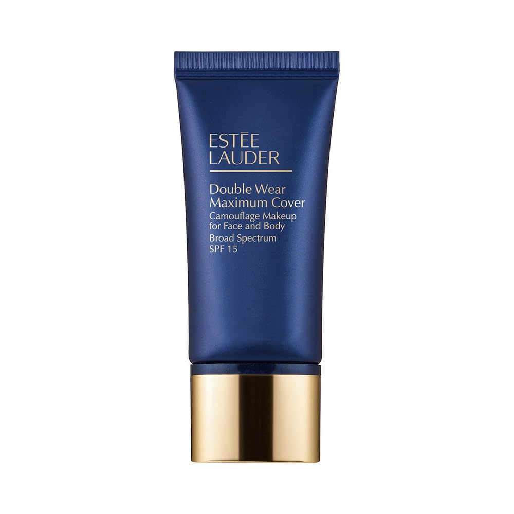 Estée Lauder Double Wear 24-Hour Maximum Cover Camouflage Foundation for Face and Body SPF 15 | Full Coverage | Covers Scars & Tattoos, 1.0 Fl Oz, 3C4 Medium/Deep
