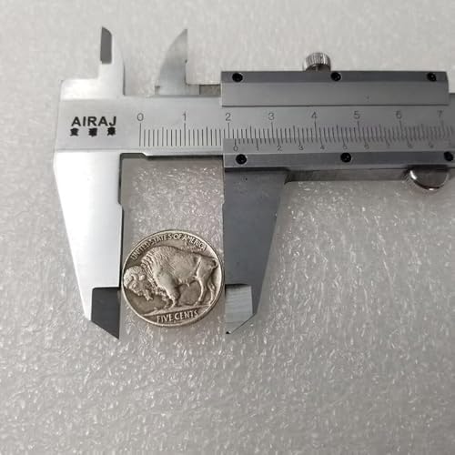 Antique American Silver Dollar, 1935 Buffalo Eagle Coin, Vintage U.S. Old Coins, USA Lucky Coin, Morgan Silver Dollar, Creative Gift(Buffalo 1935)