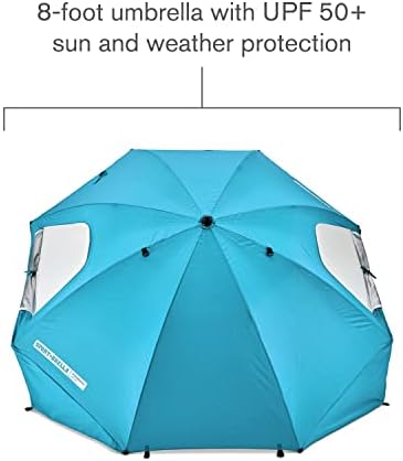 Sport-Brella Premiere XL UPF 50+ Umbrella Shelter for Sun and Rain Protection