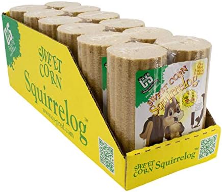 C&S Sweet Corn Squirrelog, 6-Pack Refill