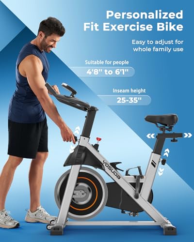 YOSUDA Indoor Cycling Bike Stationary Bike - 2023 Version-Cycle Bike with Tablet Mount & Comfortable Seat Cushion