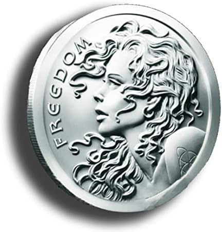 1 oz Freedom Girl Silver Shield Silver + Free Capsule + Gift Pouch