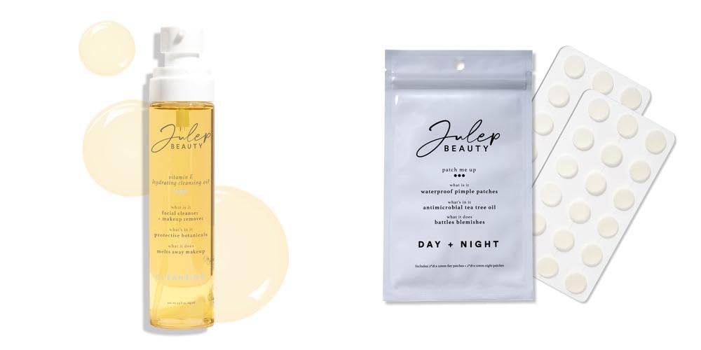 Julep Cleansing Oils and Makeup Remover (Cleansing Oil + Pimple Patches)