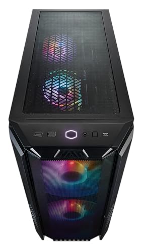 Cooler Master HAF 5 Pro AMD RYZEN 7 7800X3D 4.2 GHz | Gigabyte RTX 5070 12GB & B650 Motherboard | 32GB (2x16GB) DDR5 6000MHz | 2TB Gen4 M.2 | WiFi | Windows 11 | Hyper 212 Halo Cooler Gaming PC